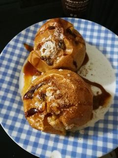 Una foto de Manzana asada
