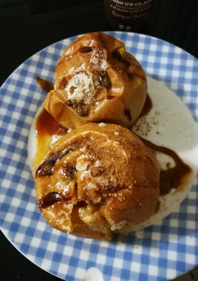Una foto de Manzana asada