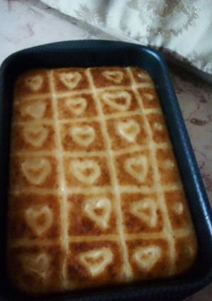 صورة لوصفة بسبوسة الكاروهات