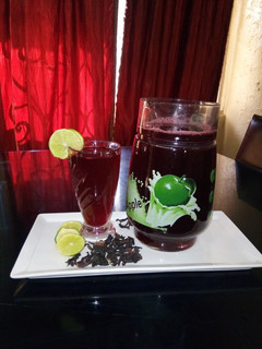 A picture of Zobo drink.