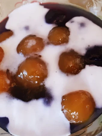 Cara Gampang Membuat Resep 93. Jenang grendul Taro waluh (bubur ubi ungu dan labu kuning) yang Bisa Manjain Lidah Anti Ribet, Lezat