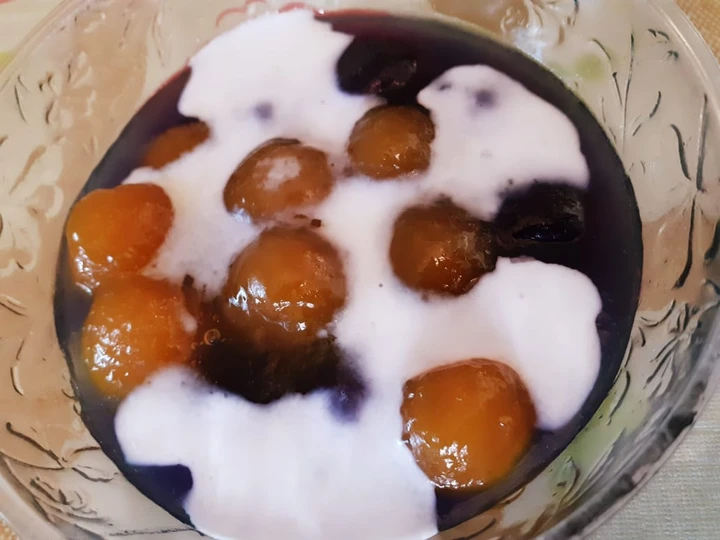 Cara Gampang Membuat Resep 93. Jenang grendul Taro waluh (bubur ubi ungu dan labu kuning) yang Bisa Manjain Lidah Anti Ribet, Lezat