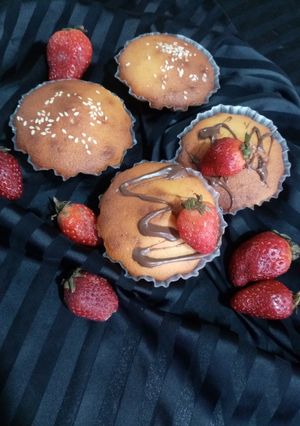 عکسی از دستور کاپ کیک با عطر پرتقال 😍