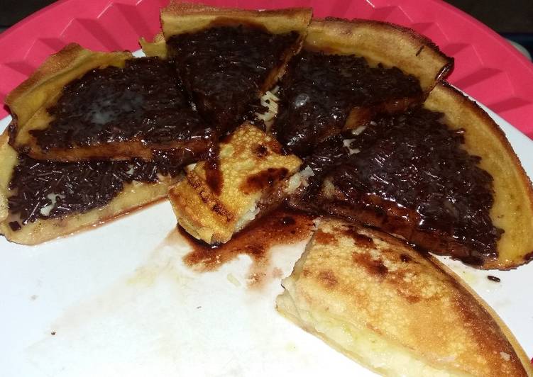 Martabak coklat meleleh