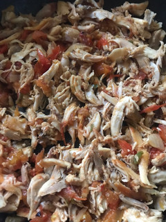 Una foto de Pollo a la mexicana (express)