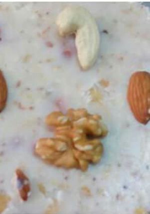 A picture of Dryfruits ice-cream.