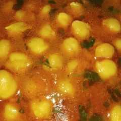 White chole veg A picture of White chole veg.