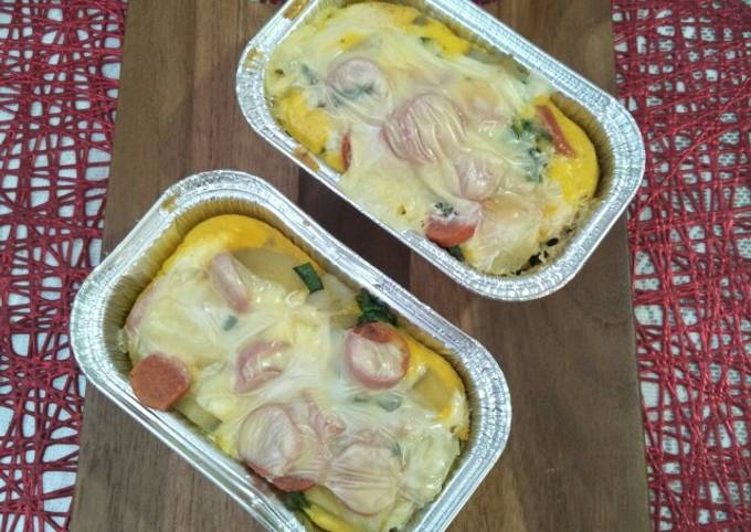 Resep memasak 431. Kentang Telur Panggang dijamin gurih