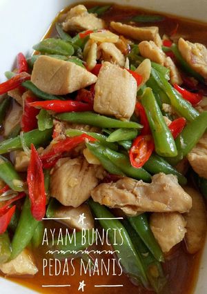Foto resep Ayam Buncis Pedas Manis