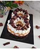 Vanilla & Kinder Number Cake