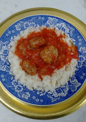 Una foto de Albóndigas en salsa portuguesa muy faciles