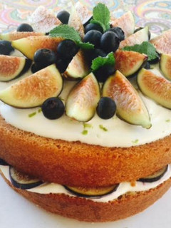 Una foto de Tarta de higos con yogur