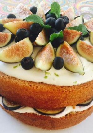 Foto principal de Tarta de higos con yogur