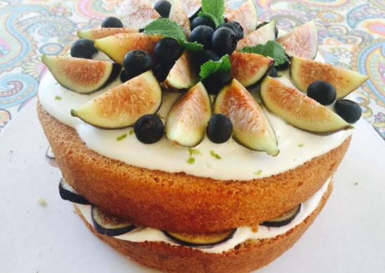 Tarta de higos con yogur