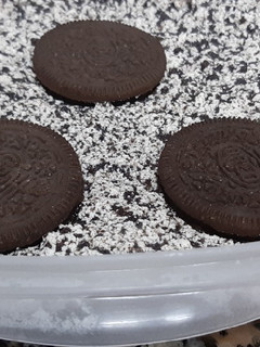 Una foto de Helado casero de oreo