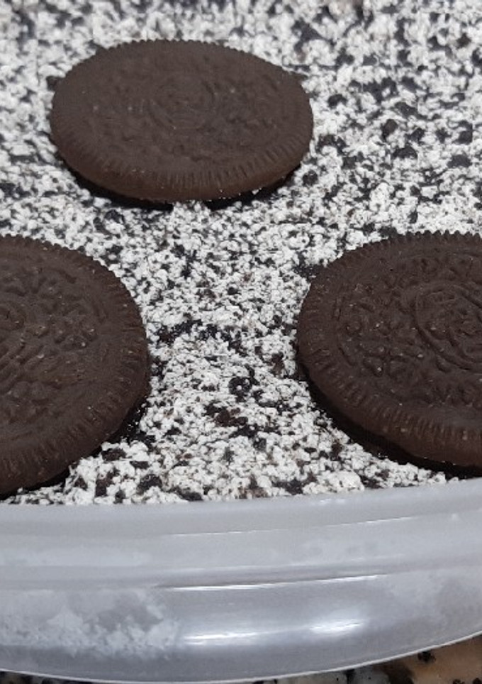 Una foto de Helado casero de oreo