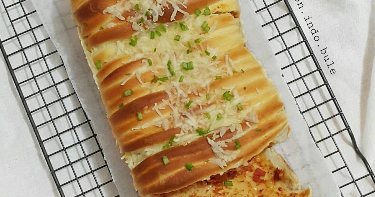 Pizza Pull Apart Bread Recipe By Pawon Indo Bule Cookpad