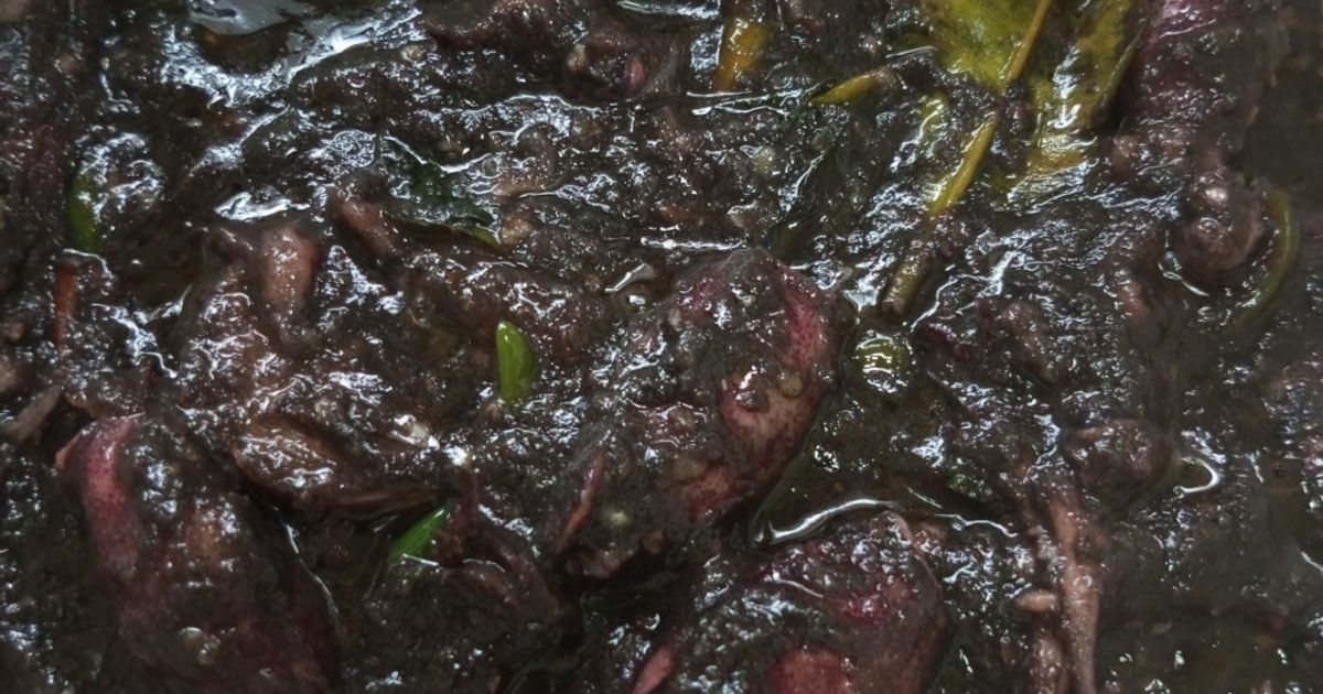 Cumi cumi masak hitam.. pedas