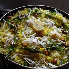 Nagpuri style poha A picture of Nagpuri style poha.