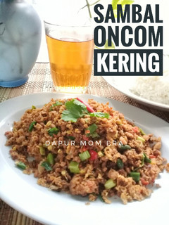 Foto resep 54) Sambal Oncom Kering