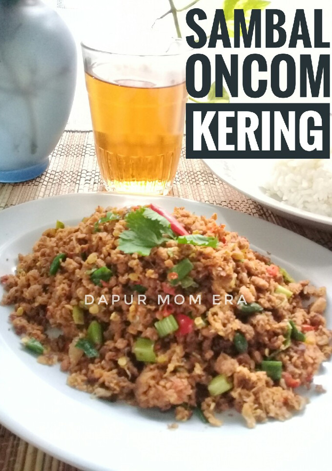 Foto resep 54) Sambal Oncom Kering