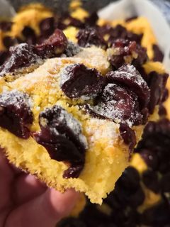 Meggyes piskóta recept fotója