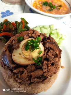 Foto resep Nasi Tim Ayam Jamur Rice Cooker