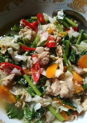 Foto resep Capcay kuah simple