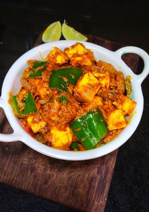 কড়াই পনির (kadai paneer recipe in Bengali) রেসিপির প্রধান ছবি