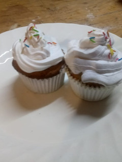 Una foto de Muffins de manzana - canela