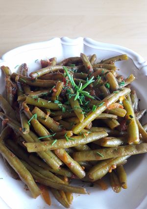Une photo de Haricots verts à l'italienne