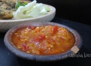 Foto resep Sambal Tomat Pecel Lele Lamongan