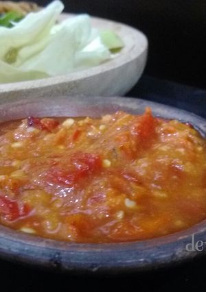 Foto resep Sambal Tomat Pecel Lele Lamongan