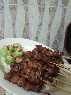 Foto resep Sate ayam sederhana
