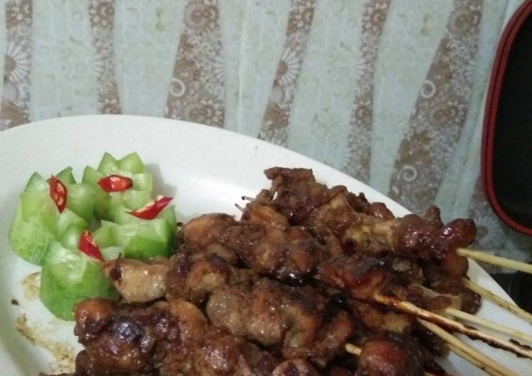 Sate ayam sederhana