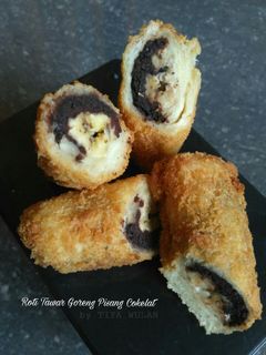 Foto resep Roti Tawar Goreng Pisang Cokelat