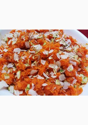 A picture of Gajar Ka Halwa.