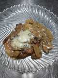 Mushroom marsala pork chops