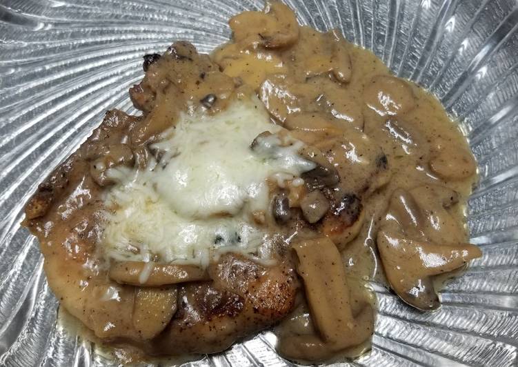 Step-by-Step Guide to Prepare Speedy Mushroom marsala pork chops