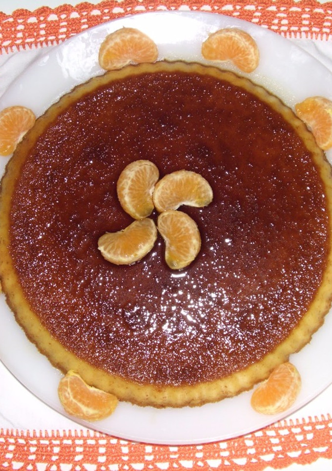 Una foto de Budin de mandarina