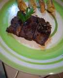 Filete al perejil con papas rústicas