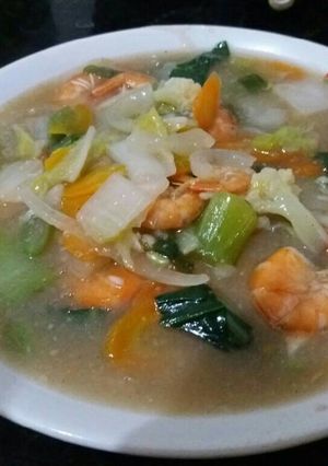 Foto resep Capcay Kuah Udang