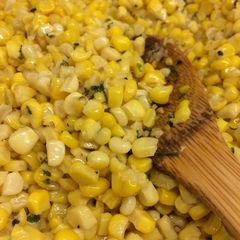 Country Fried Corn with Fresh Garlic A picture of Country Fried Corn with Fresh Garlic.