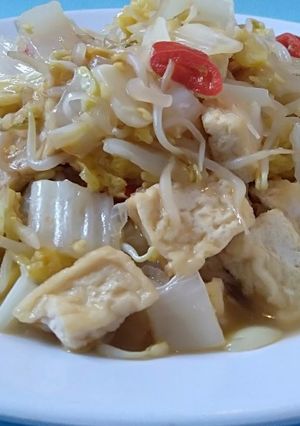 Foto resep Tumis sawi, toge dan Tahu