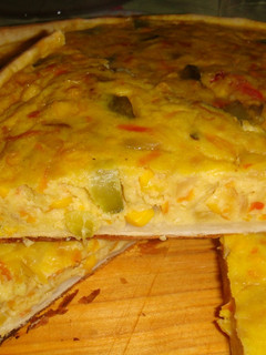 Una foto de Tarta de verduras varias
