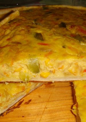 Una foto de Tarta de verduras varias