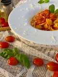 Orecchiette with Datterini Tomatoes and Caciocavallo Cheese