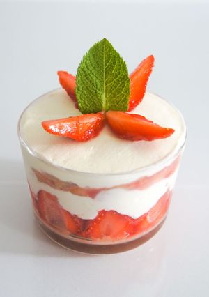 Une photo de Tiramisu aux fraises