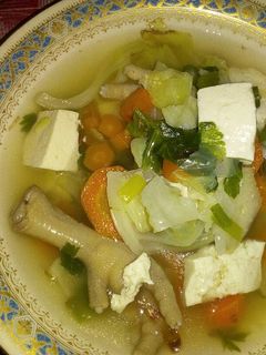 Foto resep Sop tahu ceker ayam