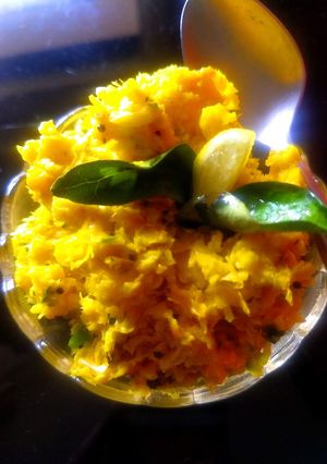 A picture of Corn Upma.